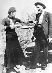 Bonnie Parker and Clyde Barrow